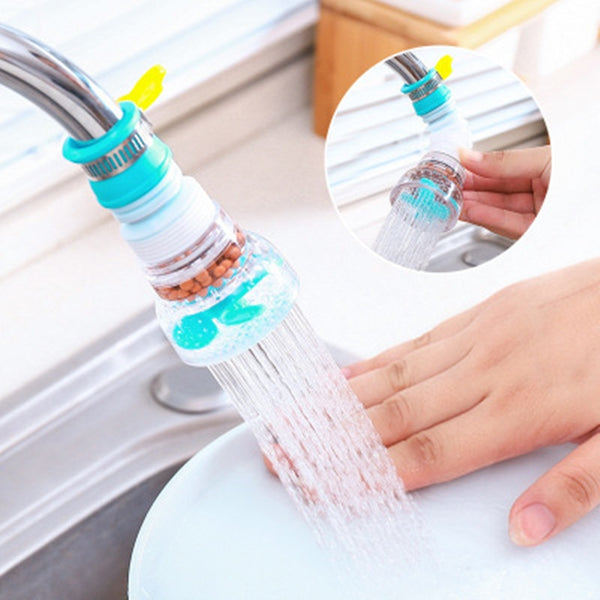 360 Adjustable Flexible Kitchen Faucet Tap Extender Splash-P