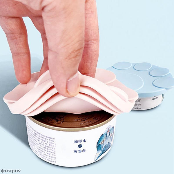 Silicone Dogs Cats Storage Tin Cap Lid Seal Cover Pet Supplies Suitable For 8.9cm/7.3cm/6.5cm 3 In 1 Reusable Pet Food Can Cover