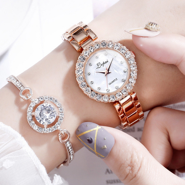 Bangle Clock Bracelet Watch