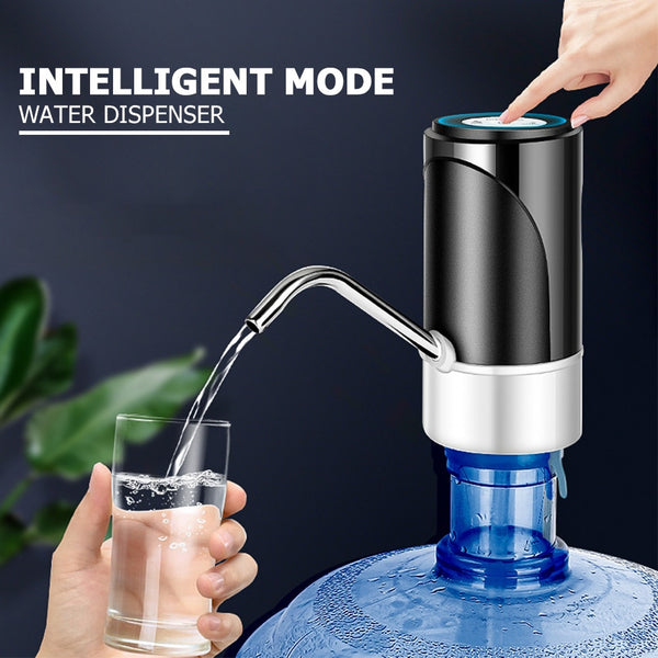 Automatic Electric Drinking Water Bottle Pump Two Mode Barre
