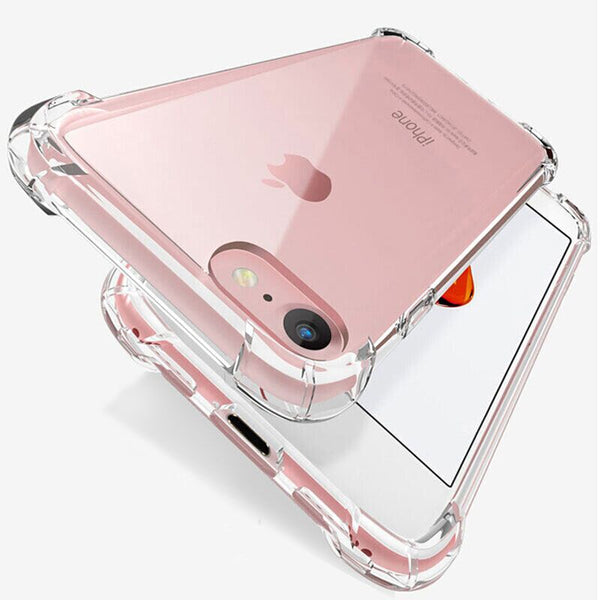 Shockproof Silicone Phone Case For iPhone 11 7 8 6 6S Plus X XR XS 12 Pro Max SE 2020 5 S Case Transparent Protection Back Cover