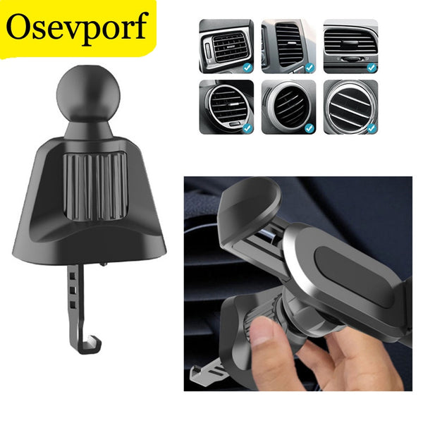 Car Air Vent Clip Ball Head Phone Holder Base Support Magnetic Suction Gravity Stands Accessories Car Cellphone Charger Bracket