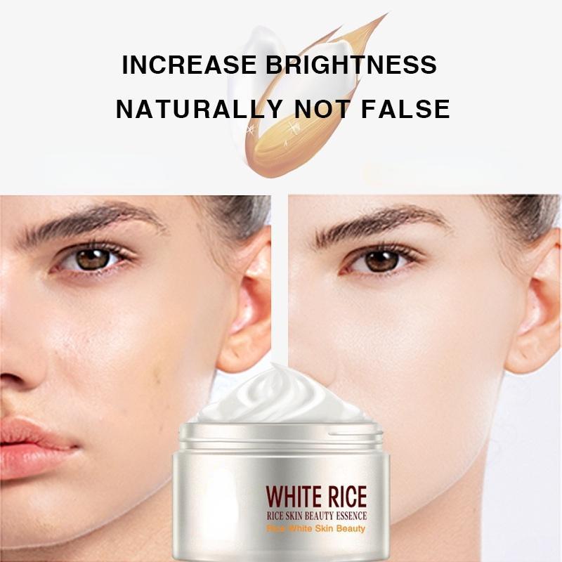 White Rice Whitening Cream Anti Aging Remove Wrinkles Nourishing