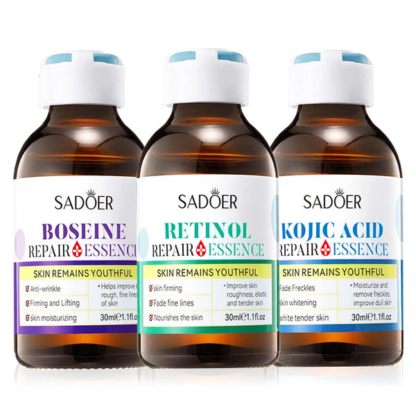 1/3pcs SADOER Boseine Kojic Acid Retinol Serum for Face Moisturizing Firming Hydrating Facial Essence Beauty Face Skin Care