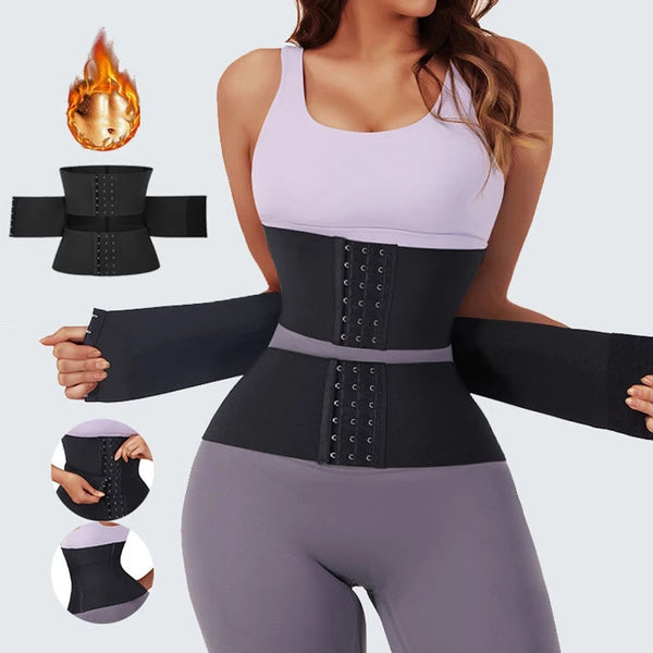 Waist Trainer Body Shapewear Women Tummy Slimming Sheath Woman Flat Belly Girdle Postpartum Sheath Wrap Waist Belt Faja Corset