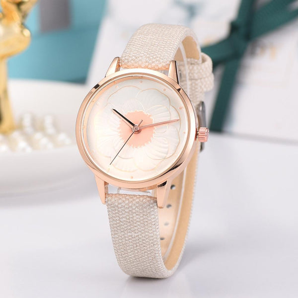 3D simple flower watch