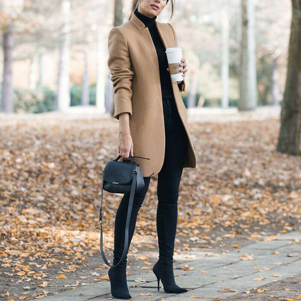 Autumn Long sleeved Collar Blazer