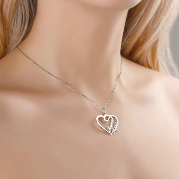 Double Heart Necklace