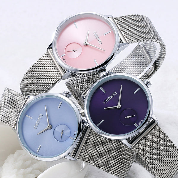 Spot mesh woven watch