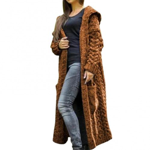 Coarse Loose Long Cardigan Sweater