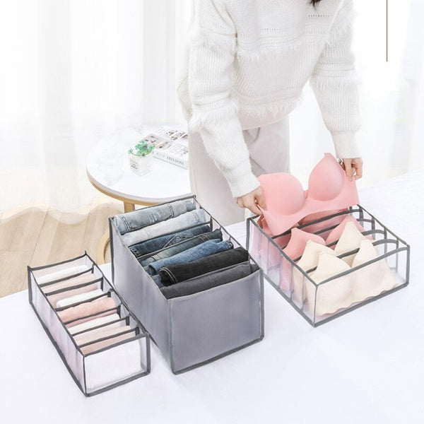 Folding Closet Organizer Panties And Socks Storage Boxes War