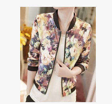 Trendy Long Sleeve Short Jacket