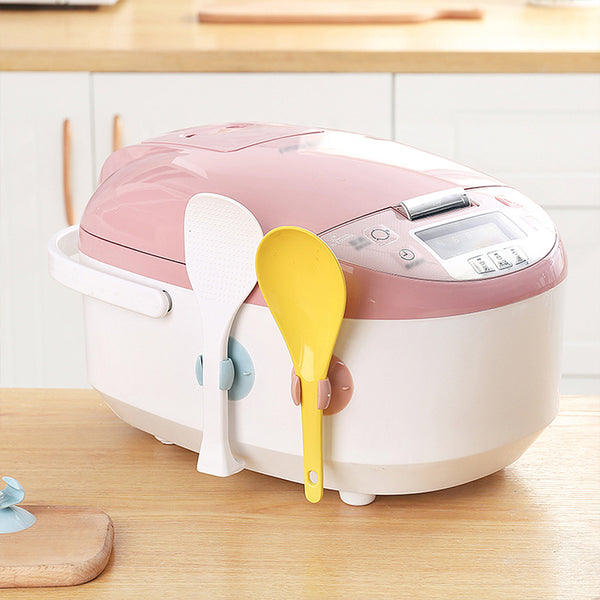 Rice cooker rice spoon rack creative kitchen artifact supplies household gadgets rice cooker rice spoon storage rack