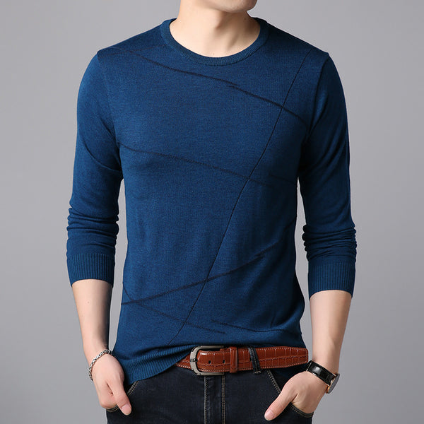 Men's round neck sweater