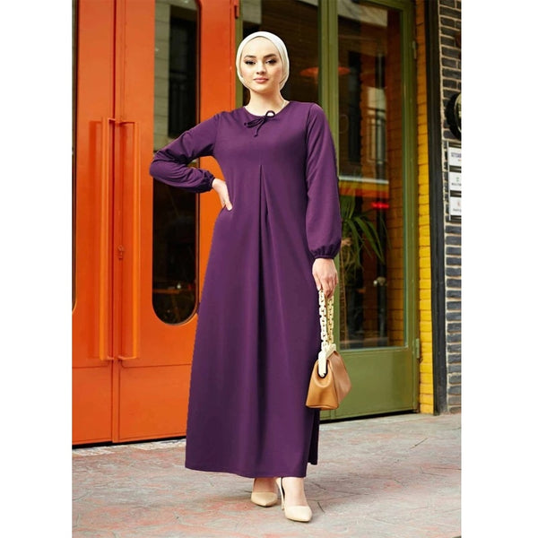 Abaya For Muslim Women Dress Kaftan Robe Trench Coats Femme Musulman Ensembles Abayas Hijab Caftan Dubai Turkey Islamic ClotF913