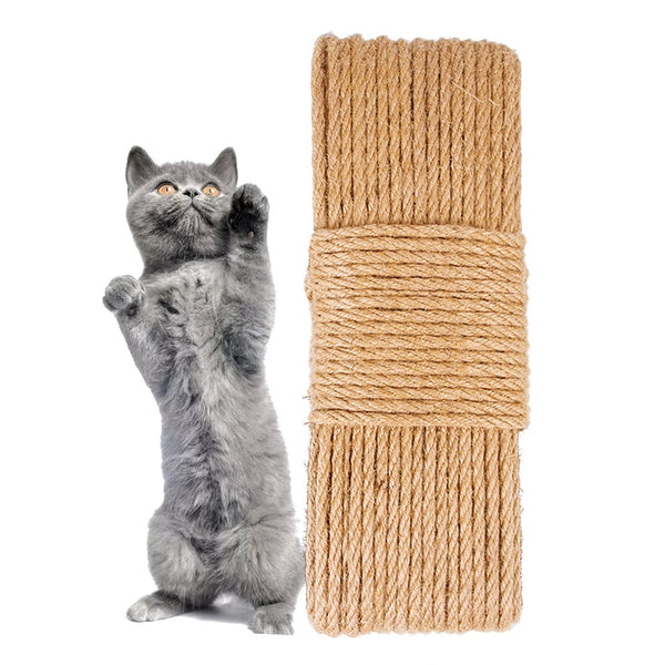 Cat Scratch Sisal Rope Claw Grinding Twisted Cord Scratching Jute Rope Natural Material Pet Hemp Rope Retro Handmade Decoration