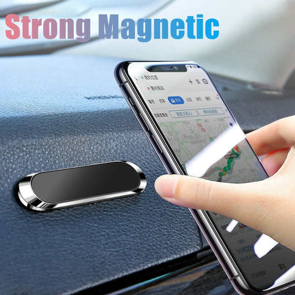 Strip Magnetic Holder Stand Magnet Cellphone Bracket Car Magnetic car phone Holder for iPhone 12 Pro Max Samsung xiaomi huawei