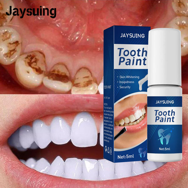 ayuting Teeth Whitening Paint Remove Plaque Stain Yellow Teeth Stain Sensitive Mouth Breath  Oral Care 5ml