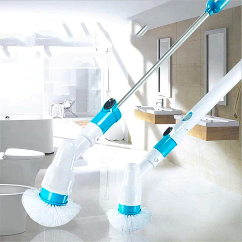 TV multifunctional cordless rechargeable cleaning brush long handle housework cleaning brush set combination electric cleaning brush