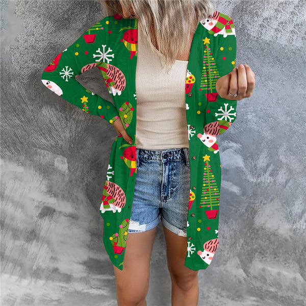 Christmas Print Long Sleeve