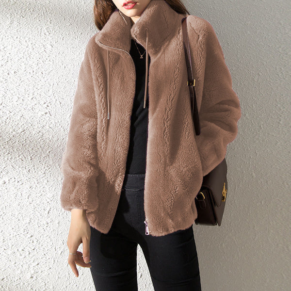 High Neck Sweater Cardigan