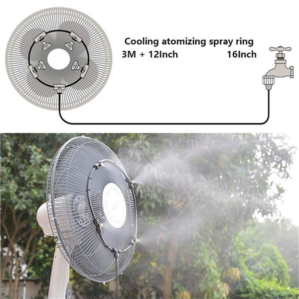 Garden Spray Portable Fan Misting Cooling System Plant Irrigation system Yard Garden Tools