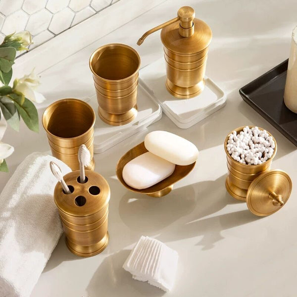 Bronze Bathroom Accessorie Set